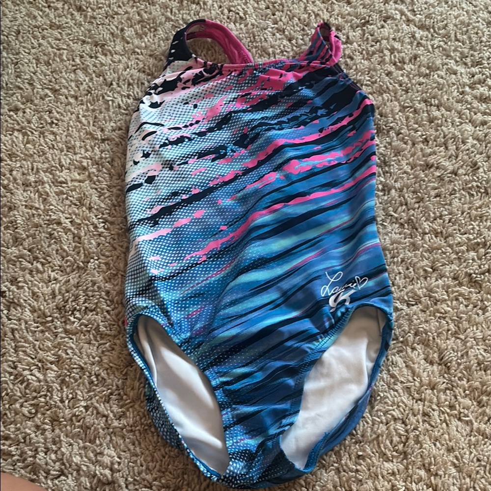 Gymnastics leotard gkelite - Blue and Pink
